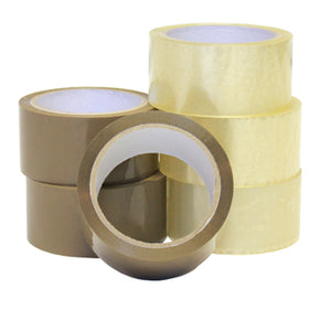 CLEAR TAPE   (LOW NOISE) - 48MM x 66M / 45MICRONS