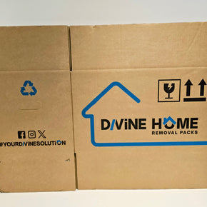DOUBLE WALL CARDBOARD REMOVAL BOX - 520 x 300 x 300mm