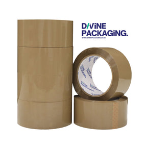 DIVINE BROWN TAPE -  - 50MM x 66M / 60MICRONS