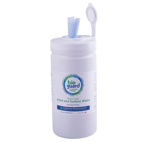 BIOGUARD HAND AND SURFACE DISINFECTANT WIPES - PACK OF 200 - 130MM X 130MM